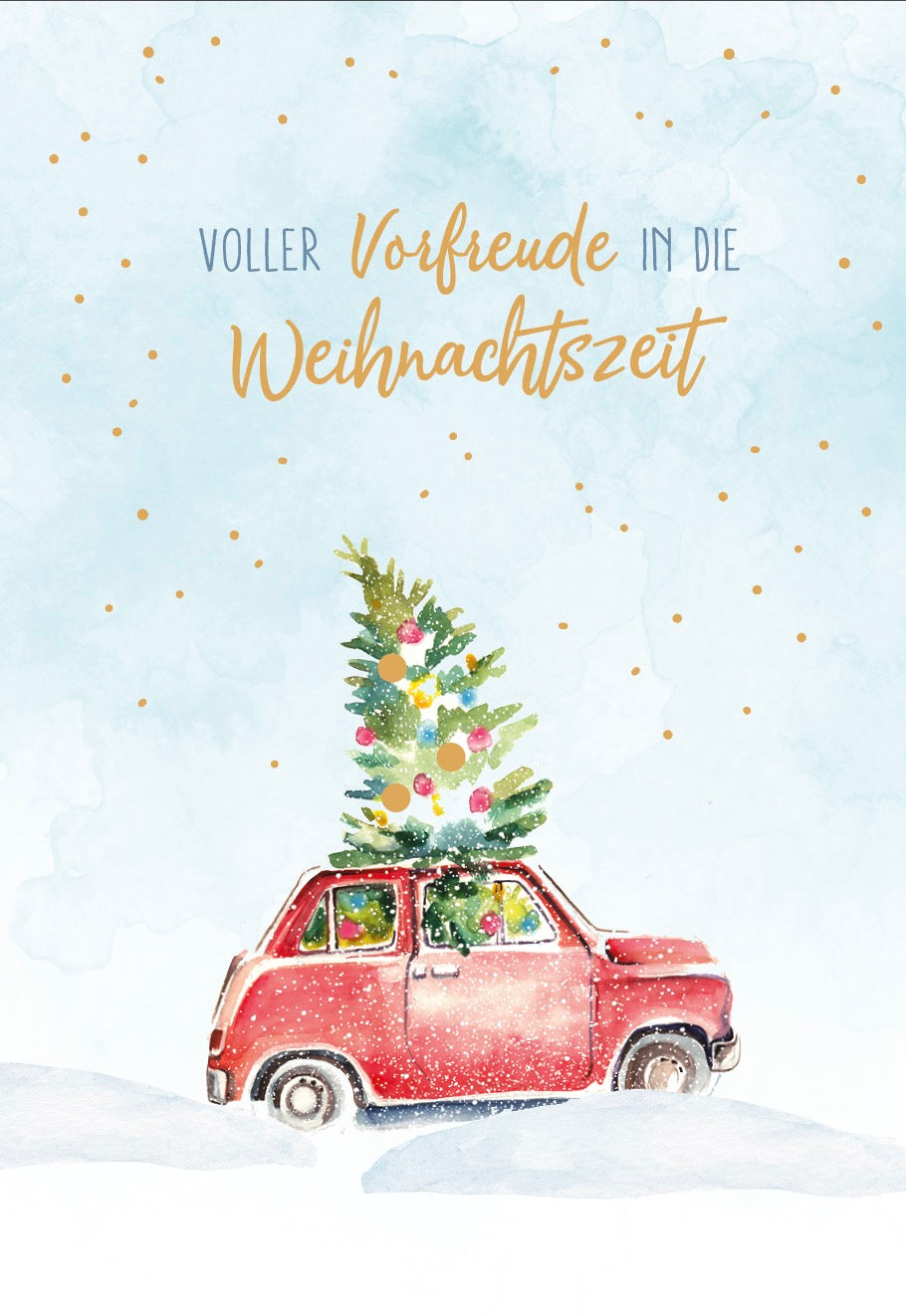 Green Karma XMAS Doppelkarte -  Voller Vorfreude